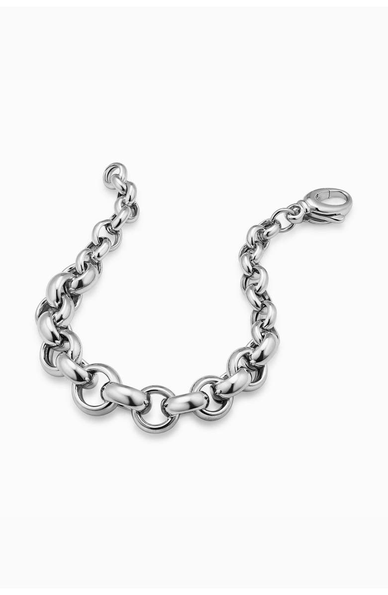 Oradina Roll With It Rolo Bracelet in Sterling Silver, Alternate, color, Silver