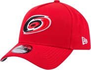 New Era Men's New Era Red Carolina Hurricanes Core A-Frame 9FORTY Adjustable Hat