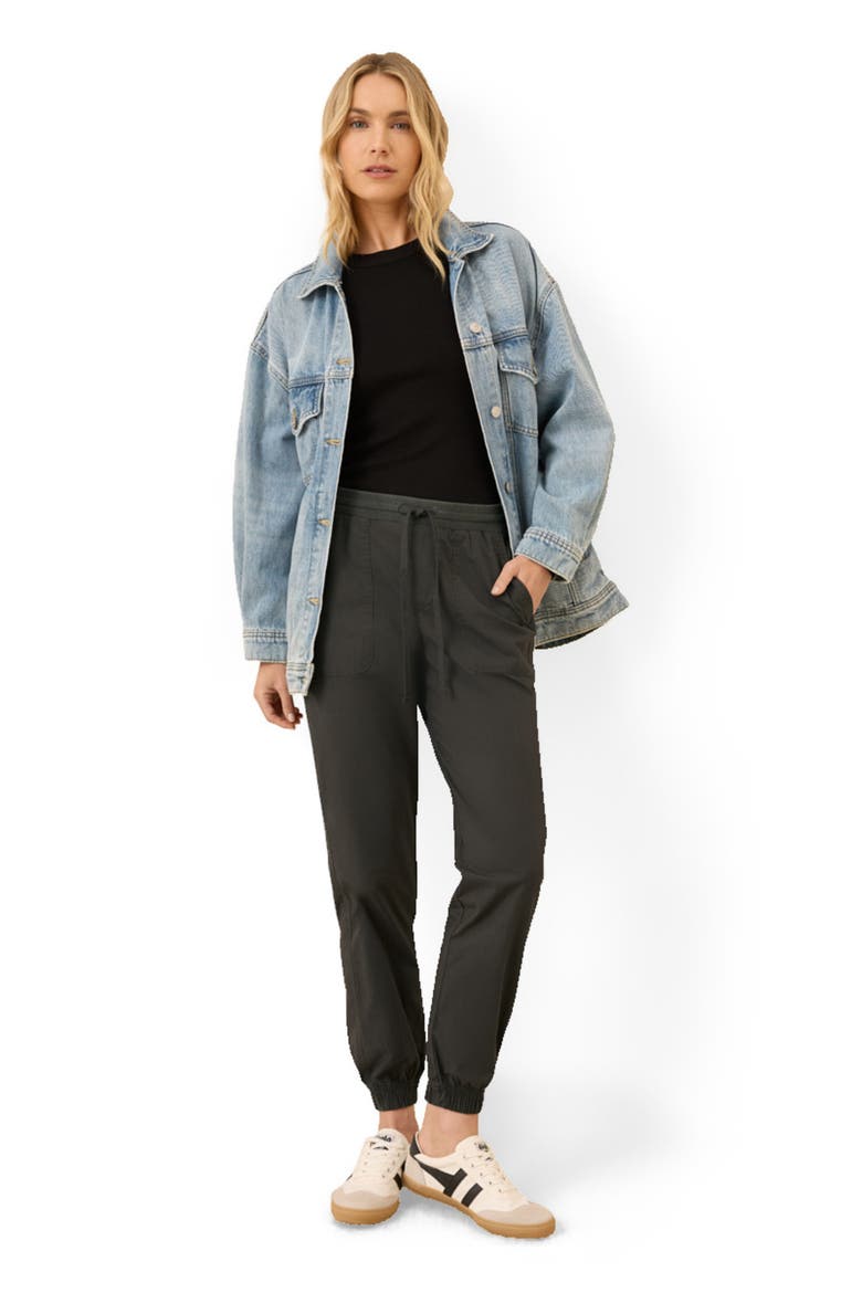 Organic Cotton Monterey Poplin Jogger, Main, color, Oak