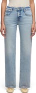 7 For All Mankind Calie Shadow Pocket Mid Rise Straight Leg Jeans