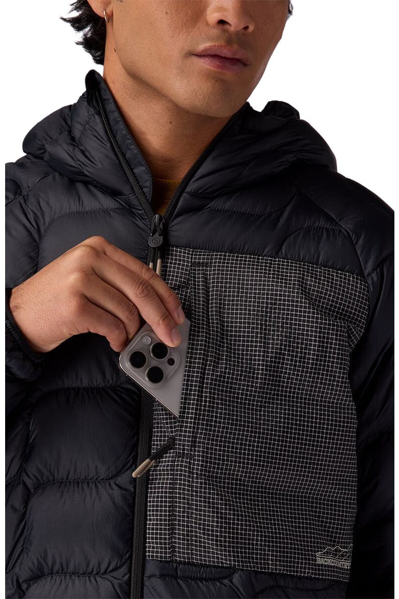 Waas Allied Down Hooded Jacket - Men's, Alternate, color, Black