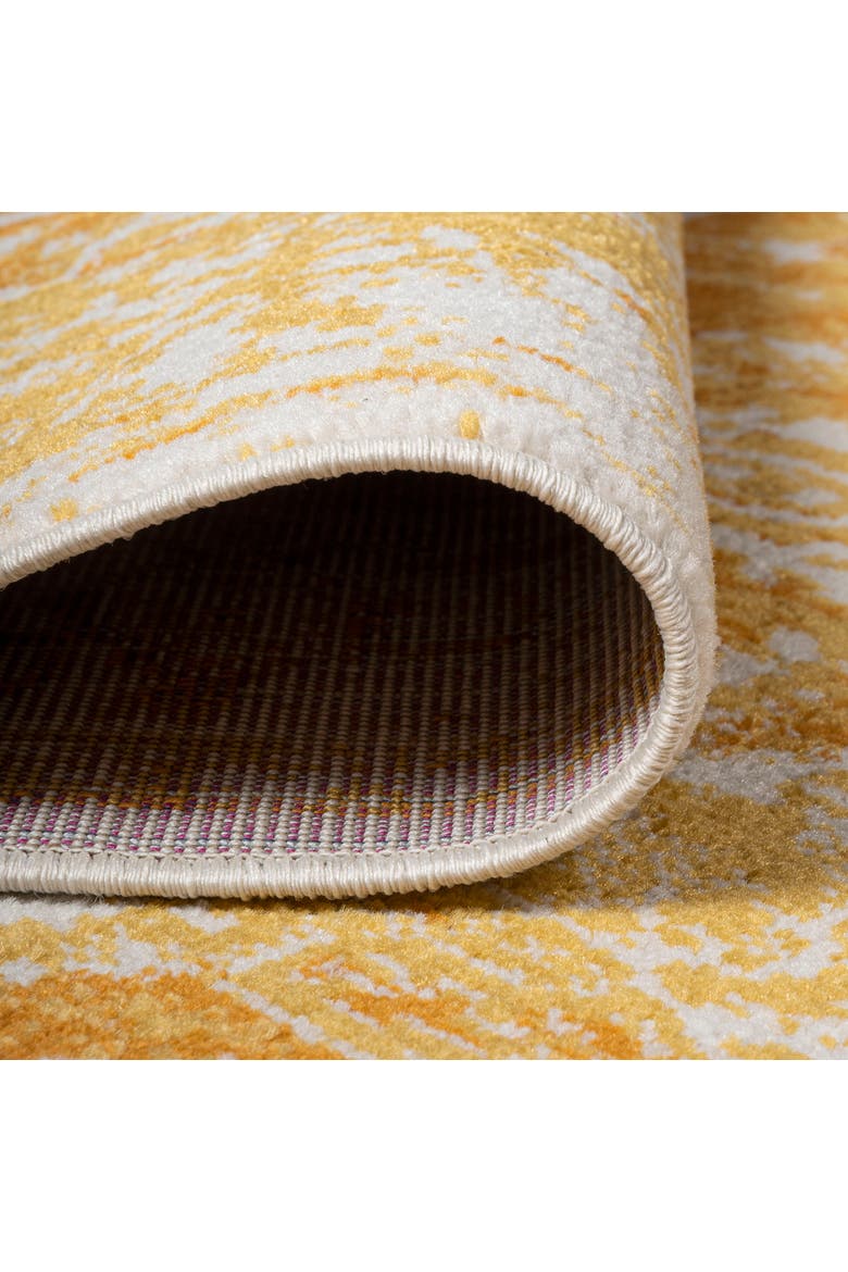 Audrey Bohemian Ornate Medallion Area Rug, Alternate, color, Orange/White