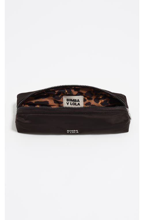 Bimba Y Lola Nylon Make-up Case In Black