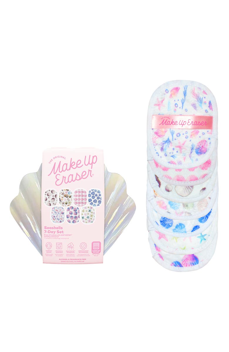 The Original MakeUp Eraser Seashell 7-Day MakeUp Eraser Set, Main, color, 