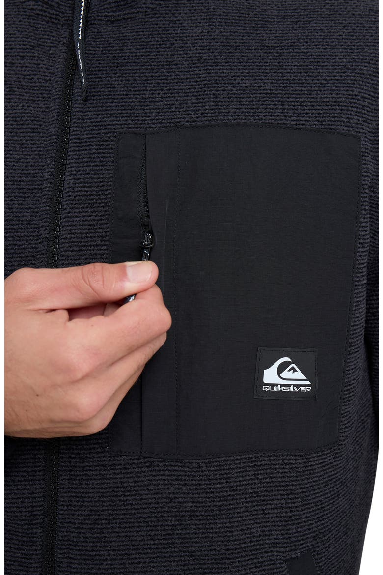 Aker Front Zip Jacket, Alternate, color, BLACK
