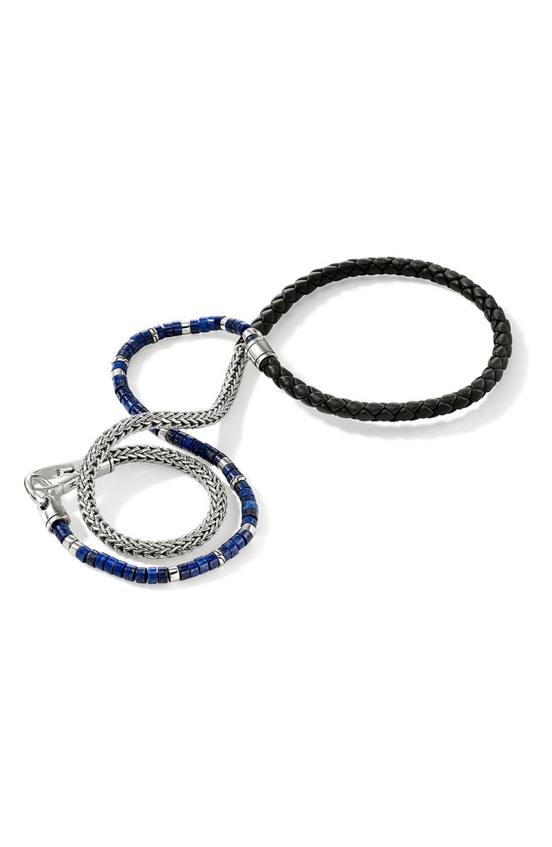 John Hardy Heishi Chain Wrap Bracelet, Alternate, color, 