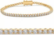 Bliss Diamond 4 Ct Diamond Tennis Bracelet 14k White, Yellow, or Gold Lab Grown 7"