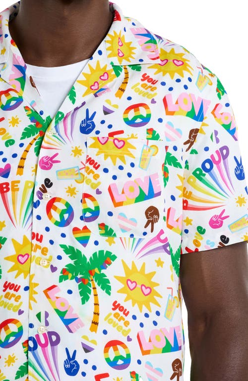 Opposuits Relaxed Fit Tropic Pride Icons Print Camp Shirt