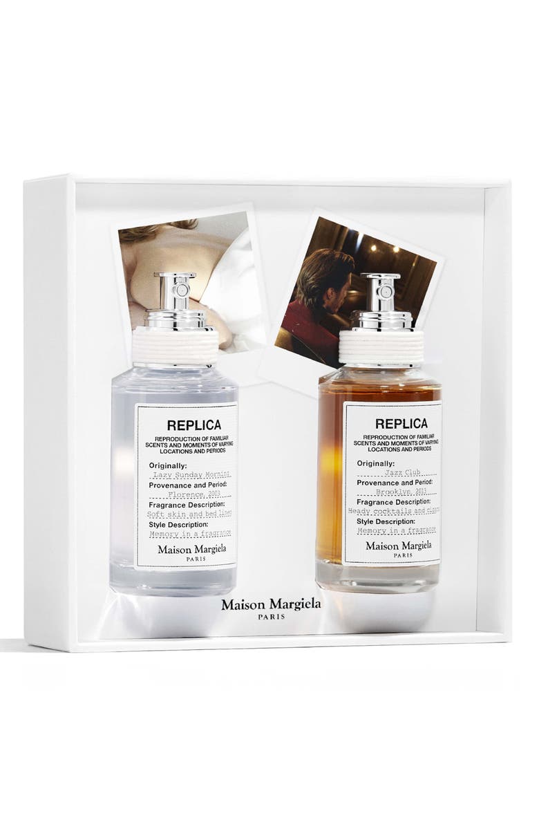 Maison Margiela Replica Full Size Lazy Sunday Morning & Jazz Club Eau de Toilette Set USD $144 Value, Main, color, 