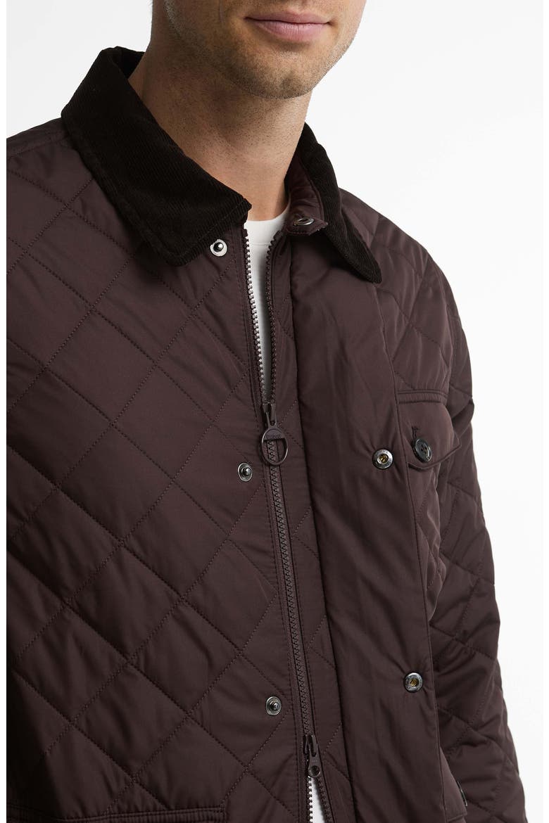 Hornby Quilted Jacket, Alternate, color, BLACK OAK