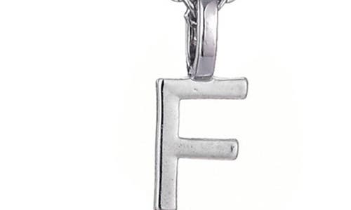 Adornia Initial Pendant Layered Chain Necklace In Silver