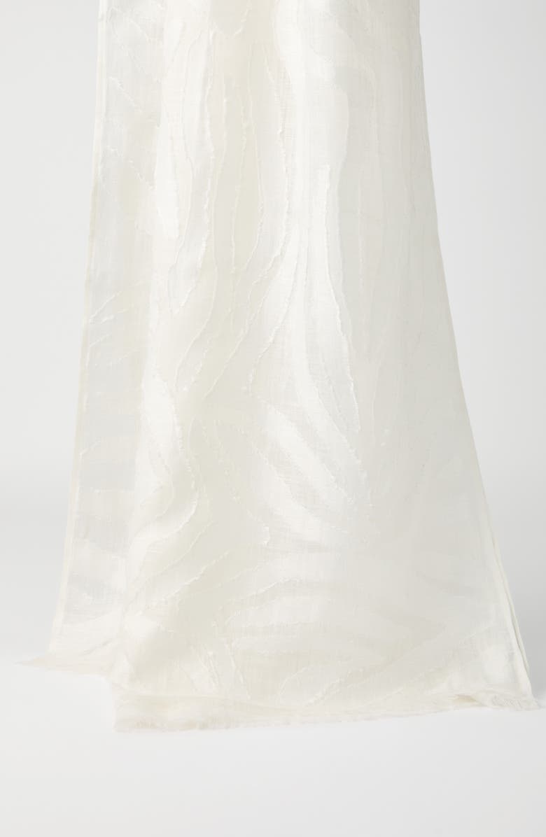 Brunello Cucinelli Linen scarf, Alternate, color, 