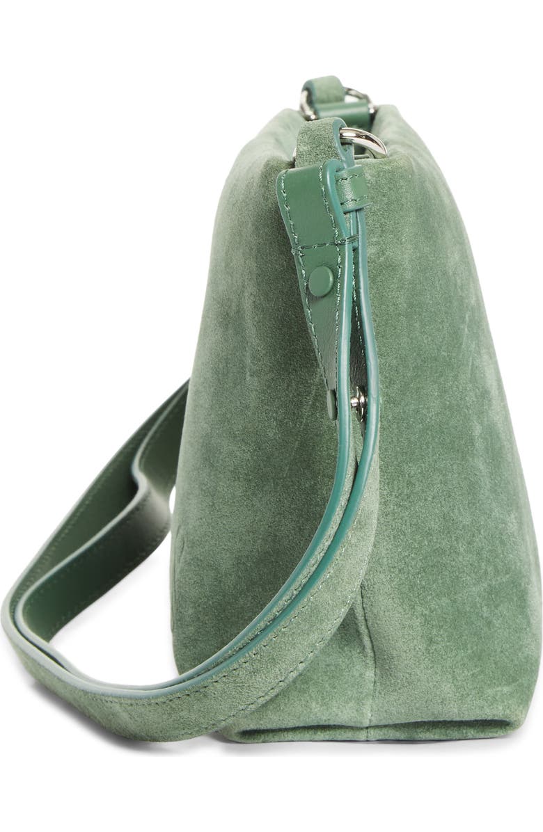 Proenza Schouler Bond Suede Shoulder Bag, Alternate, color, Patina