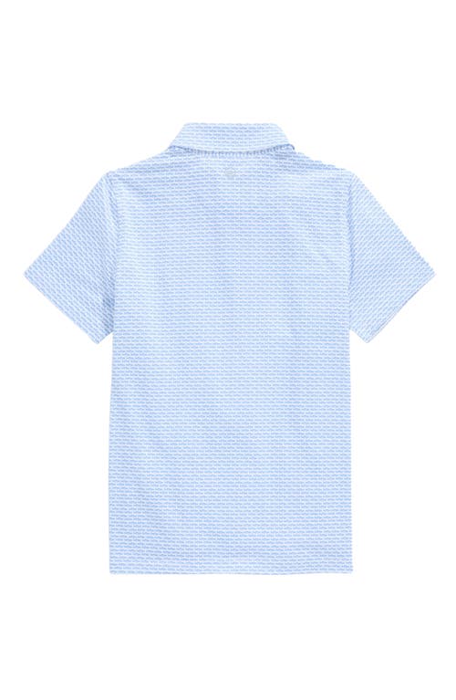 Vineyard Vines Boys' Printed Sankaty Polo - Little Kid In Blue