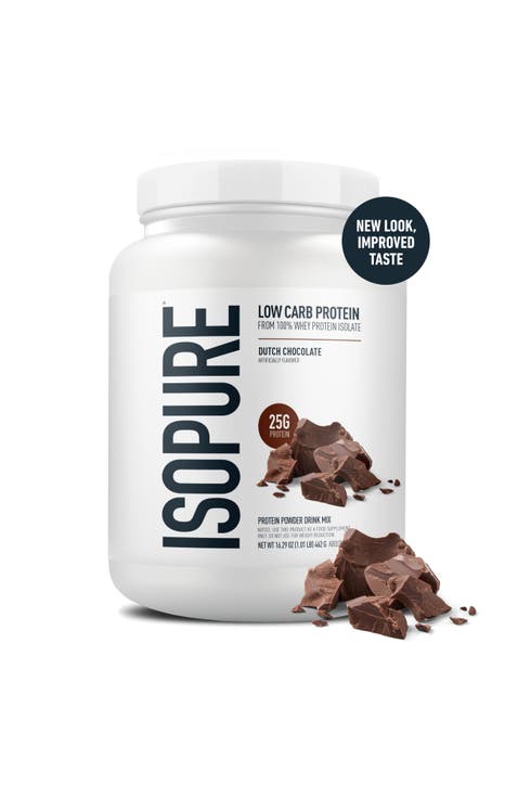 Low Carb Pure Whey Isolate Protein Powder Dutch Chocolate