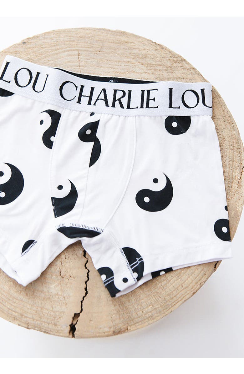 Charlie Lou Baby<sup>®</sup> Yin & Yang Boxer Briefs, Alternate, color, White