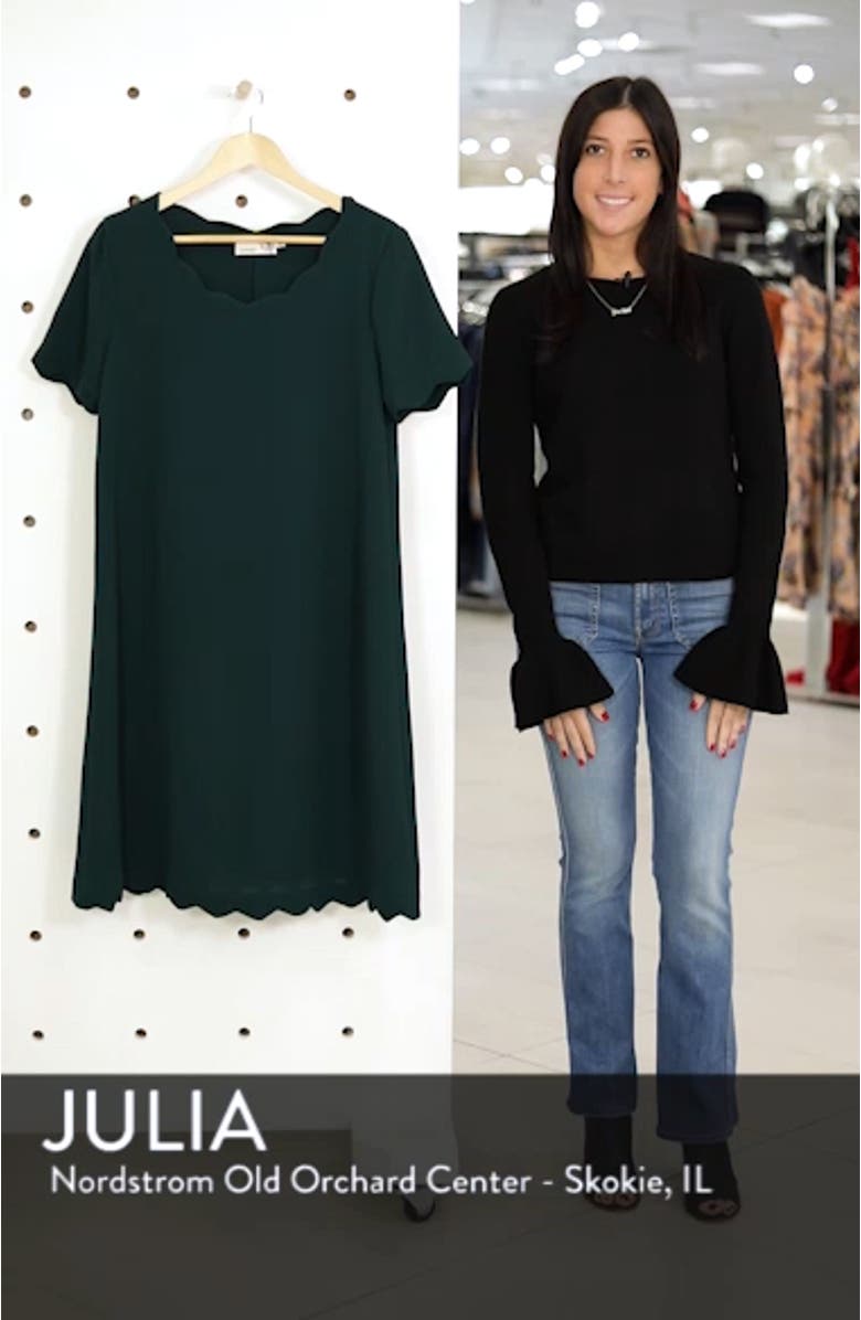 Scallop Shift Dress, sales video thumbnail