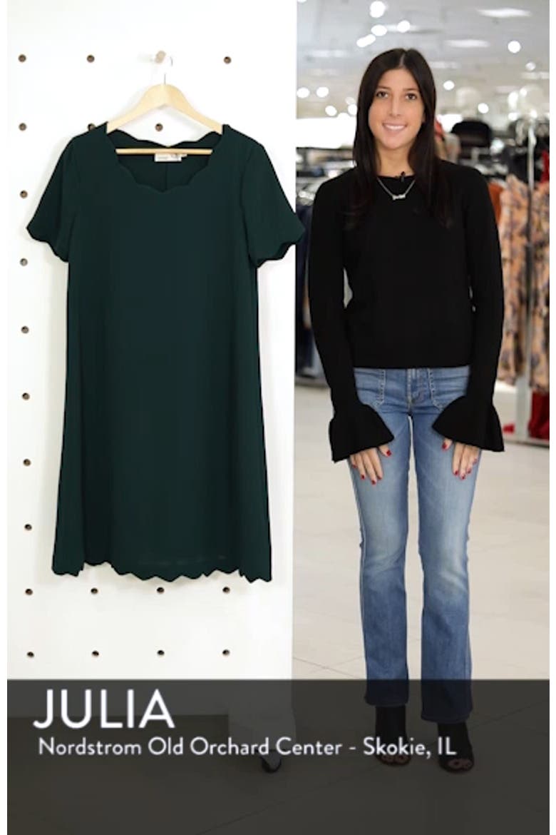 Scallop Shift Dress video