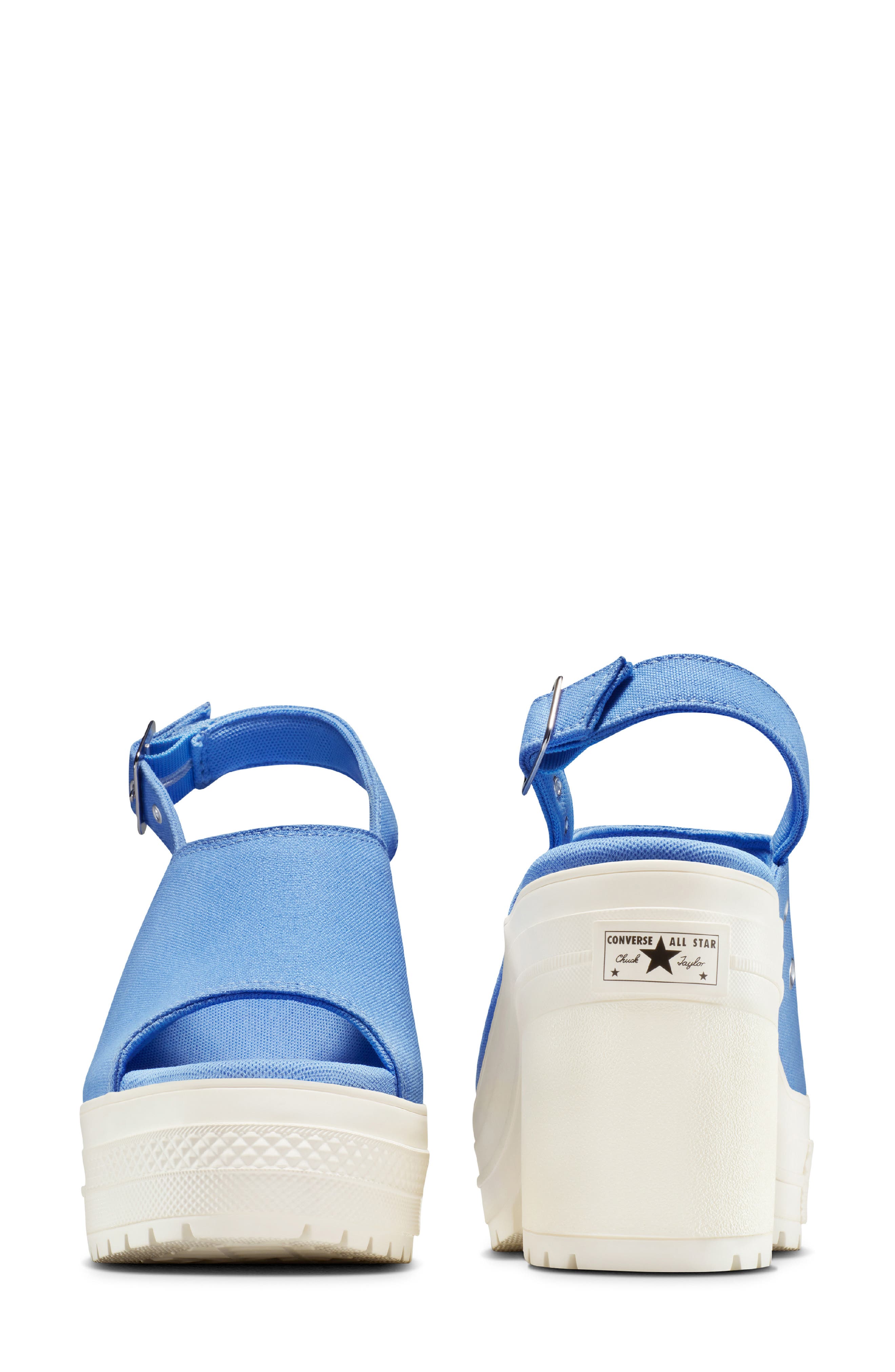 Converse Gender Inclusive Chuck 70 De Luxe Heel Slingback Sandal, Alternate, color, Open Sky/ Egret/ Open Sky