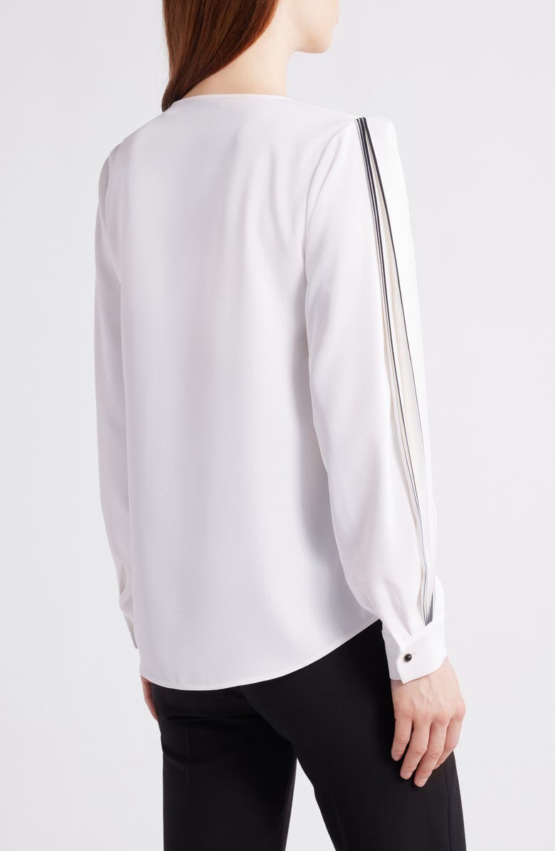 Elie Tahari The Ellis Contrast Top, Alternate, color,