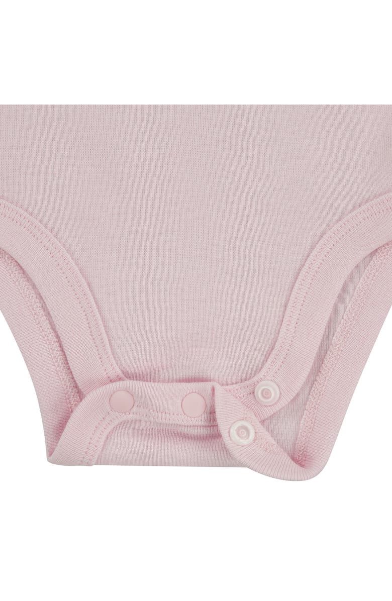 Nike Solid 3-Piece Bodysuits & Joggers Set, Alternate, color, Pink Foam