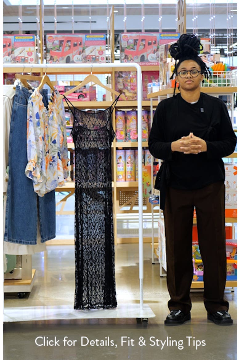 Sheer Lace Maxi Dress (Women) | Nordstromrack