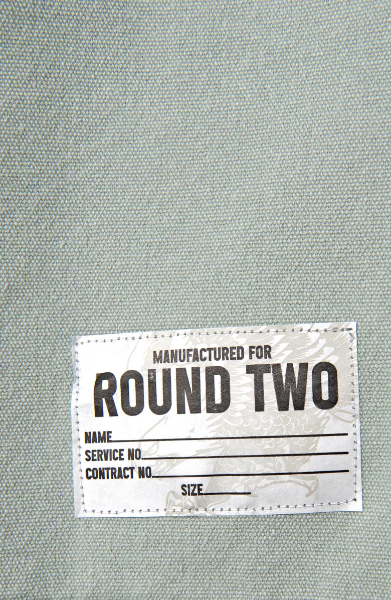 Round Two Pilot Flight Cotton Canvas Shirt Jacket, Alternate, color, 