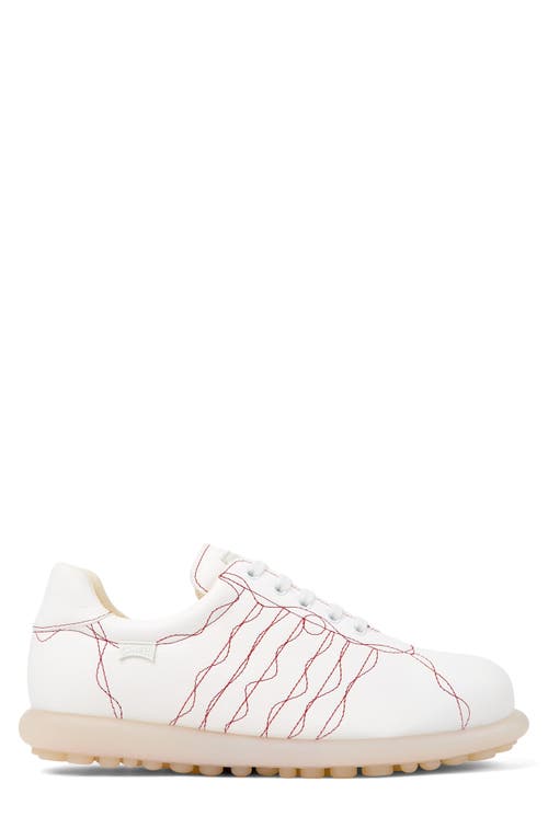 Camper Sneakers Mit Ziernaht In White