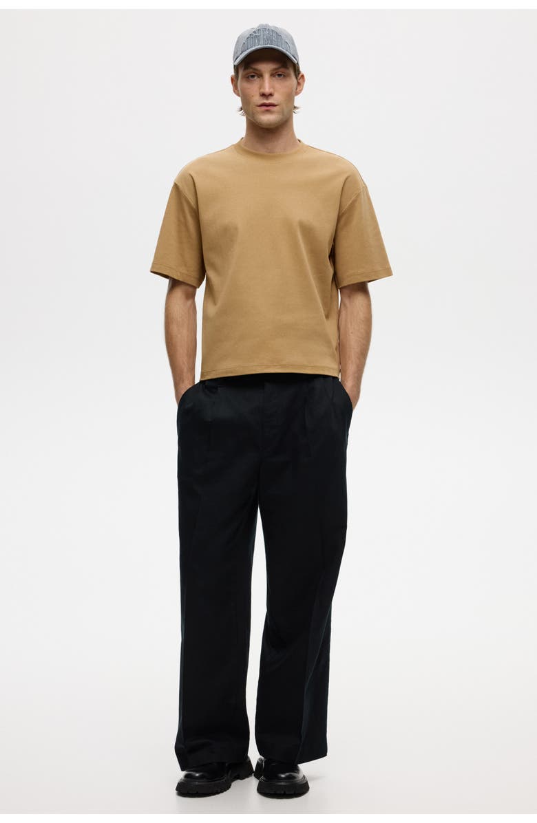 H&M Loose-fit linen-blend pants, Main, color, 