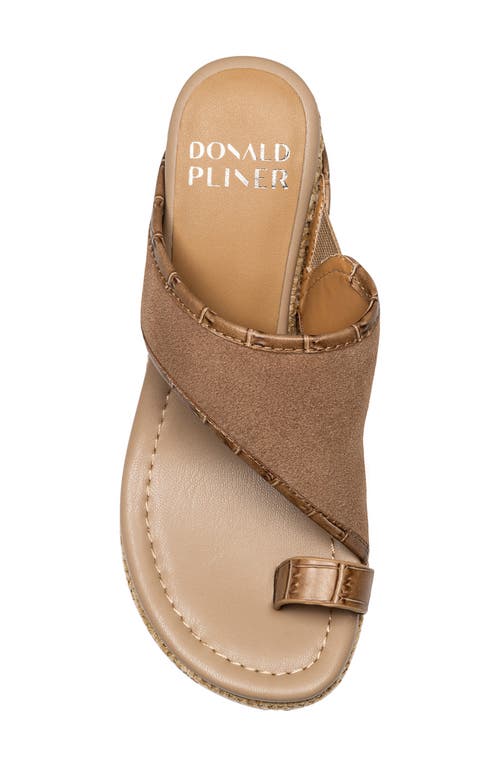 DONALD PLINER DONALD PLINER GYER LEATHER WEDGE SANDAL 