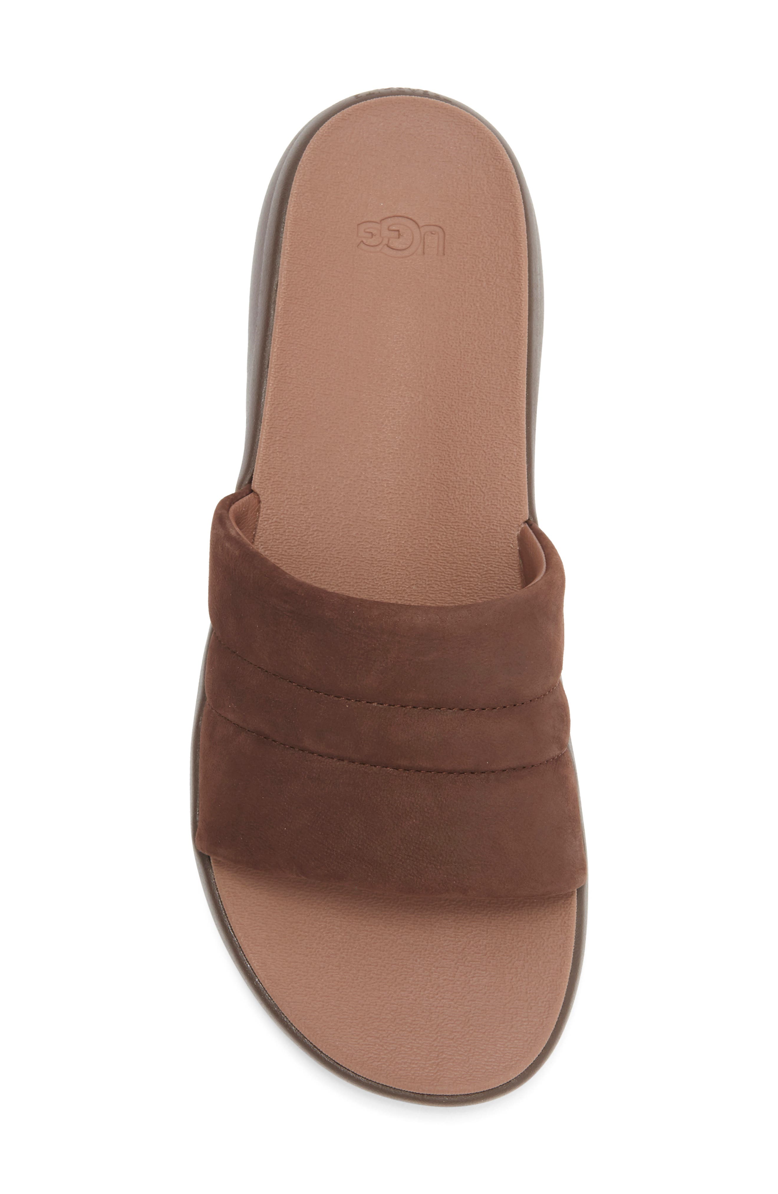 Union Slide Sandal, Alternate, color, CHOCOLATE