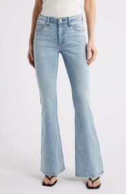 rag & bone Flexi Dahlia Mid Rise Flare Leg Jeans