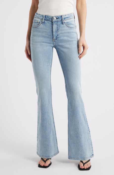 rag & bone Flexi Dahlia Mid Rise Flare Leg Jeans