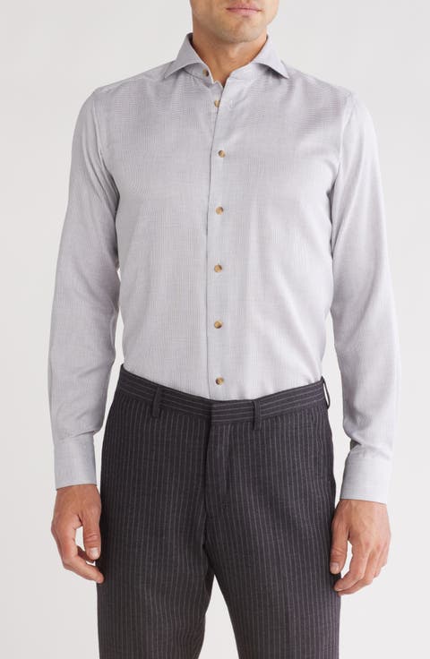 Contemporary Fit Dobby Mélange Dress Shirt (Regular & Big)