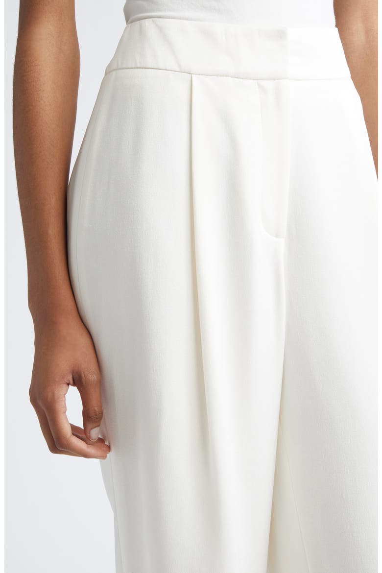 Robinne Crepe Back Satin Wide Leg Pants, Alternate, color, DOVE