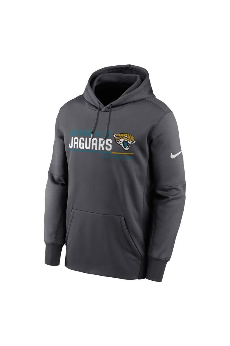Men's Nike Anthracite Jacksonville Jaguars Prime Logo Name Split Pullover Hoodie, Alternate, color, Anthracite