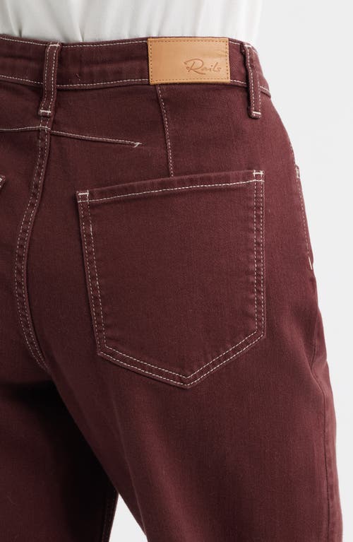 Rails Samo High Waist Straight Leg Jeans In Multi