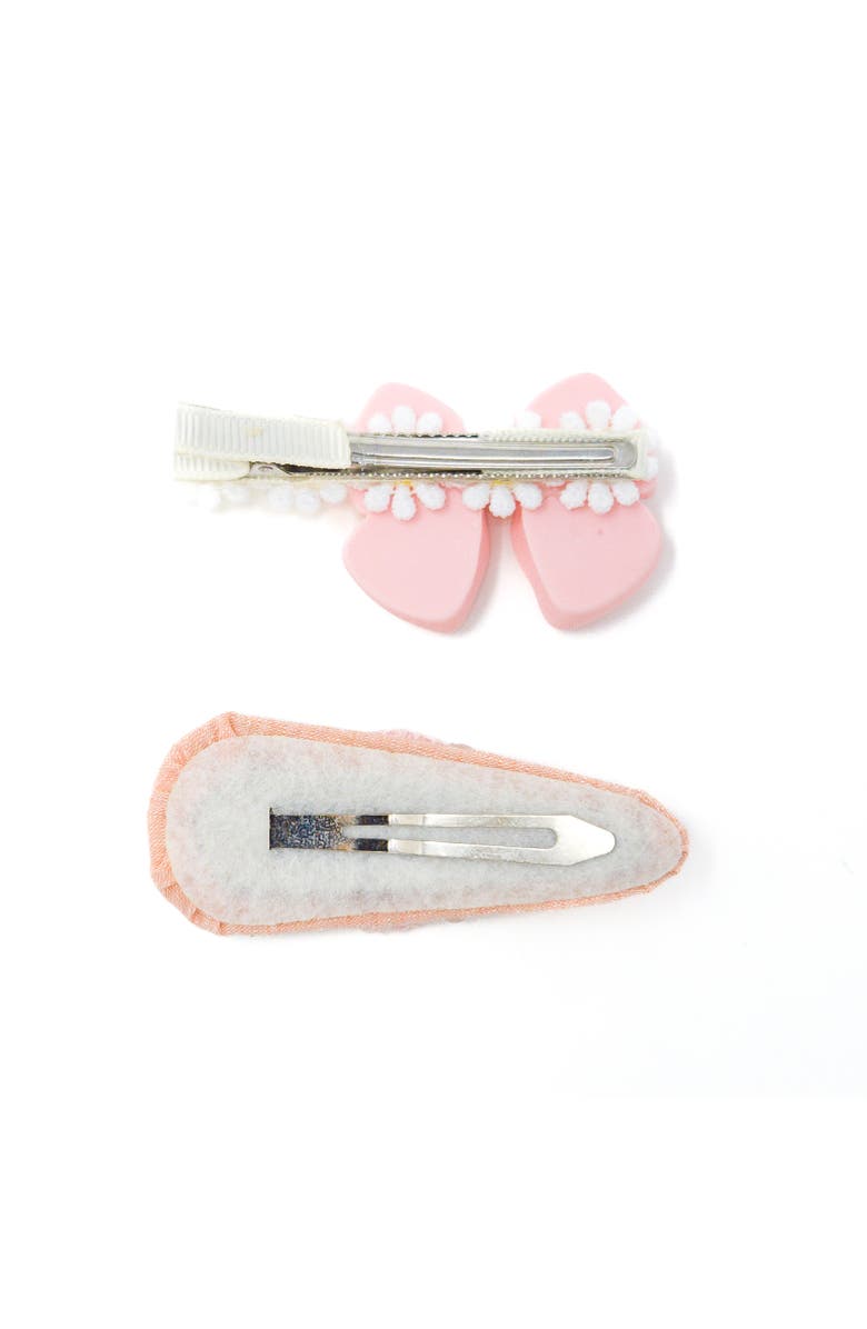 Puttisu 2-piece Hair Clip Gift Set - Bow Garden, Alternate, color, Peachy Garden