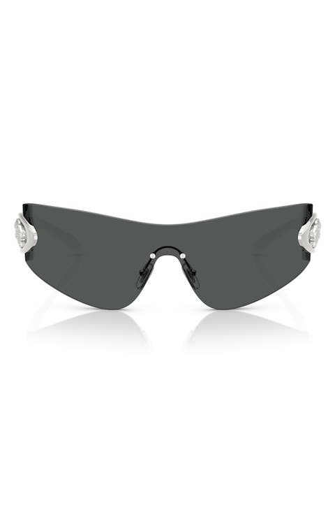 Eclipse 142mm Rimless Wrap Shield Sunglasses