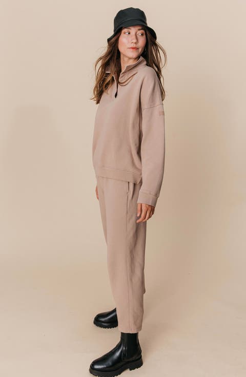 Organic Cotton Teddy Cropped Pant