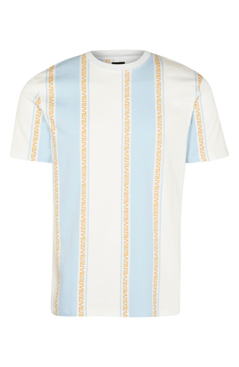 River Island Greek Stripe T-Shirt, Alternate, color, 