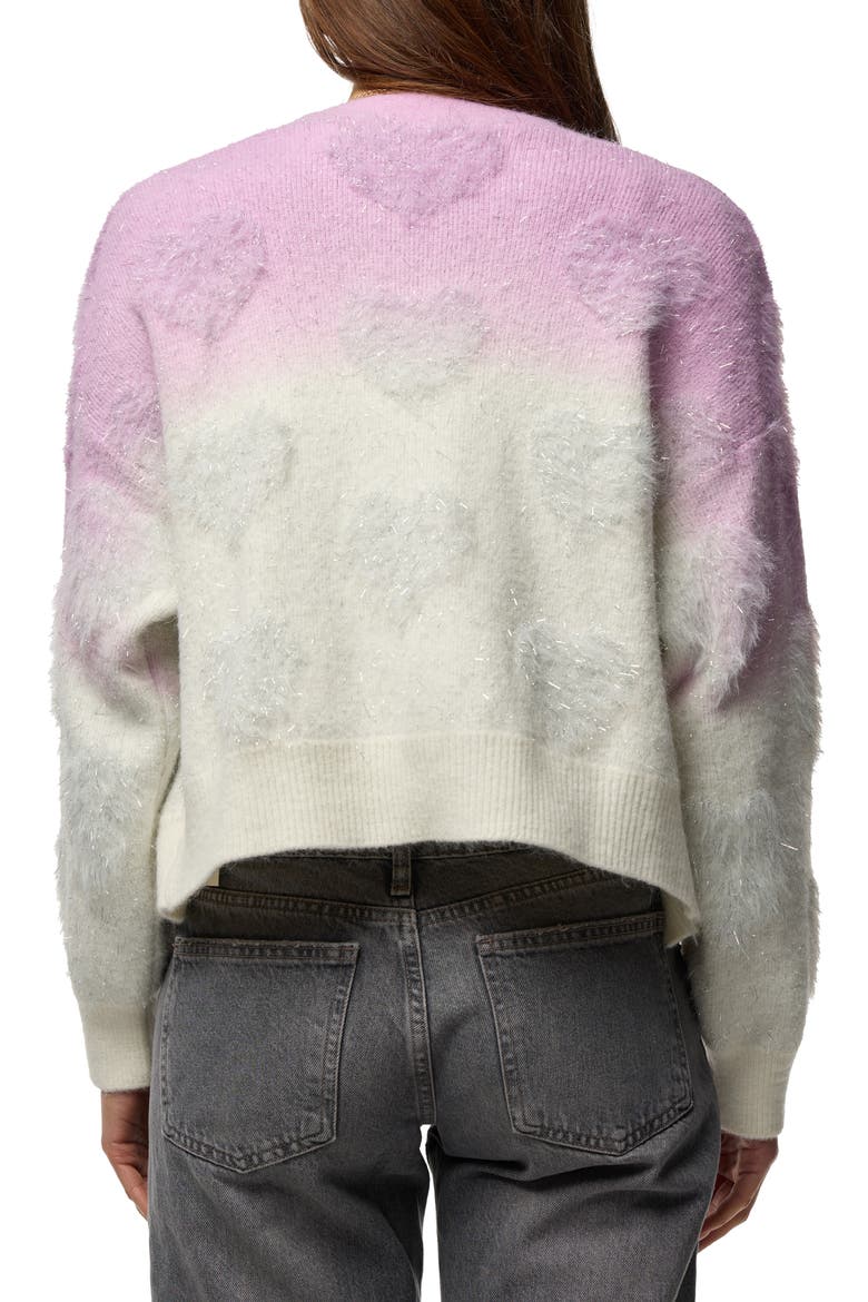 Heart Eyelash Cardigan, Alternate, color, PASTEL PURPLE