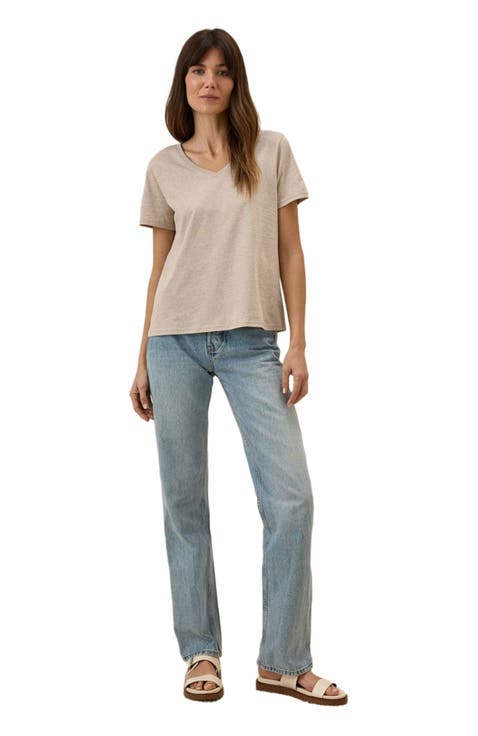 Organic Cotton Softspun V-Neck Tee
