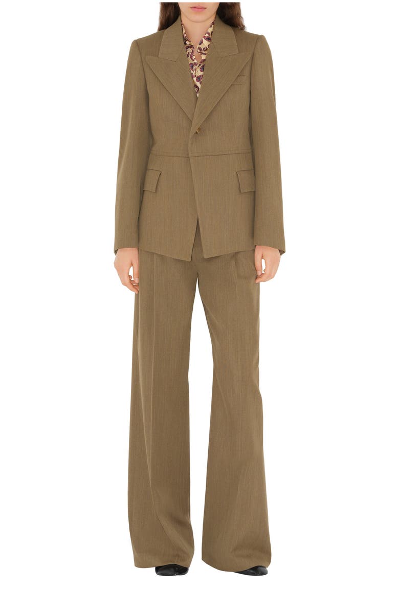 Burberry Wool Tailored Jacket, Main, color, 