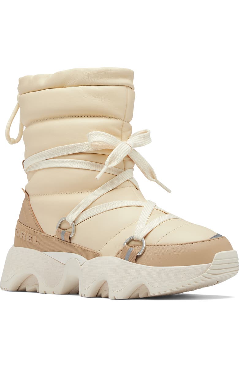 SOREL Kinetic Impact NXT Mid Waterproof Boot, Main, color, Honey White/ Dusty Tan