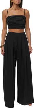 JLUXLABEL Serenade Crop Top & Wide Leg Pants