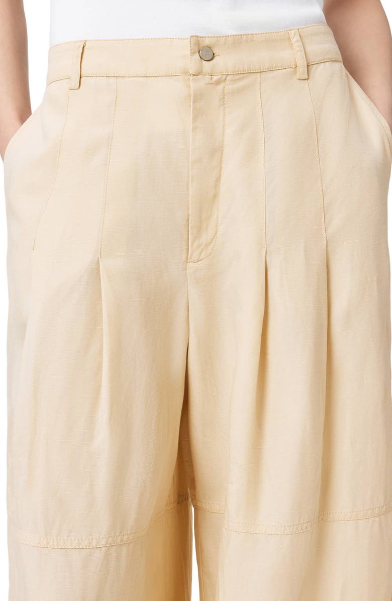 AllSaints Sherell Wide Leg Pants, Alternate, color, Ecru