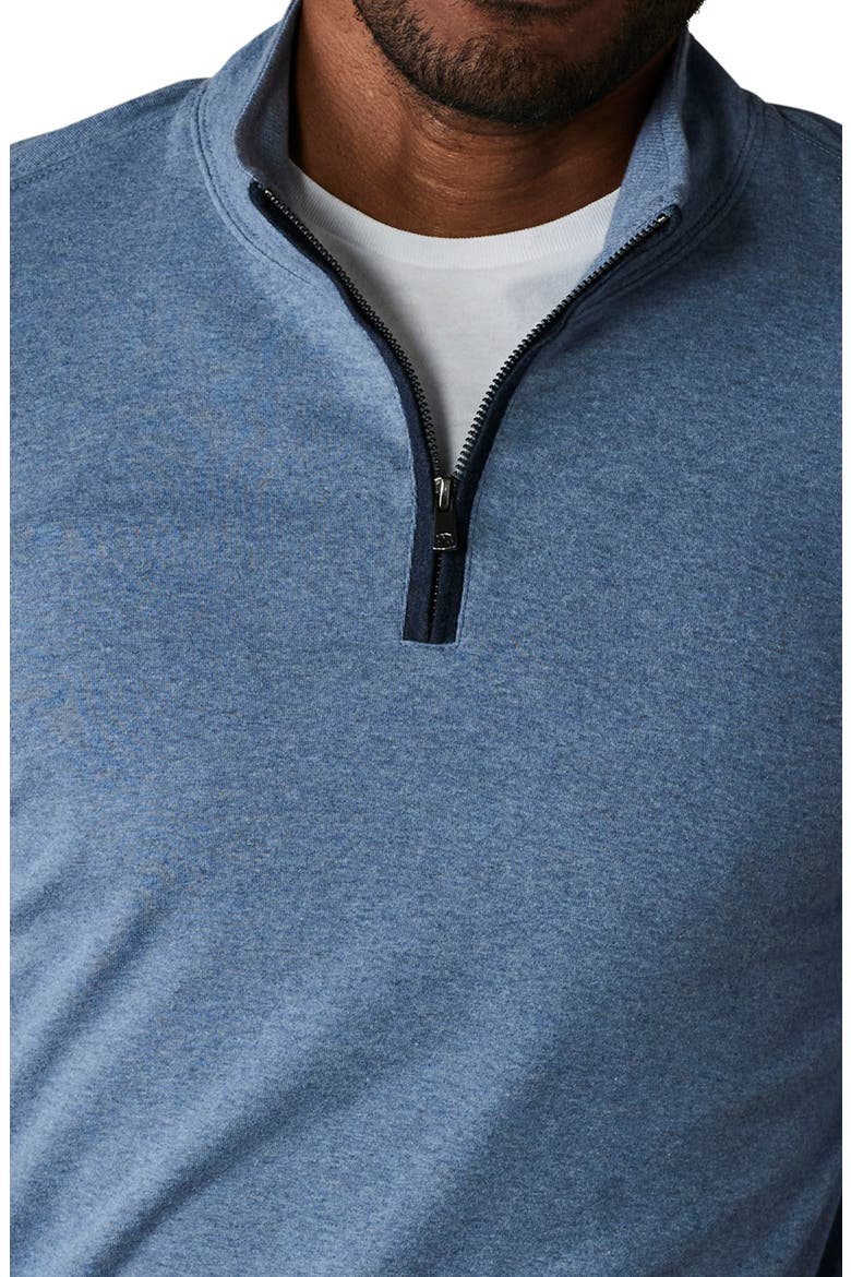 Puremeso Weekend Quarter Zip Top, Alternate, color, SLATE BLUE