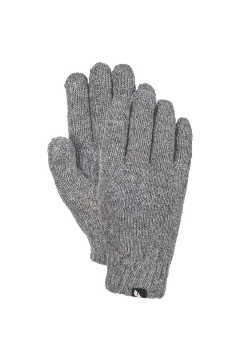 Women/Ladies Manicure Knitted Gloves, Main, color, Grey Marl