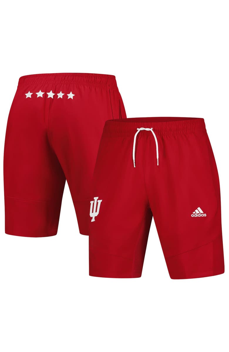 adidas Men's adidas Scarlet Indiana Hoosiers Swingman Replica Basketball Shorts, Main, color, Crimson